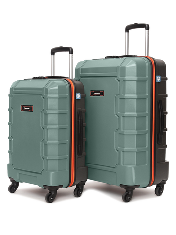 Arbor Hard Luggage Green Set of 2 (M+L) Trolley