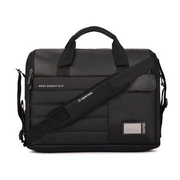 Omega 03 Black Messenger Bag