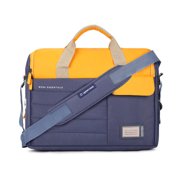 Omega 03 Blue Messenger Bag