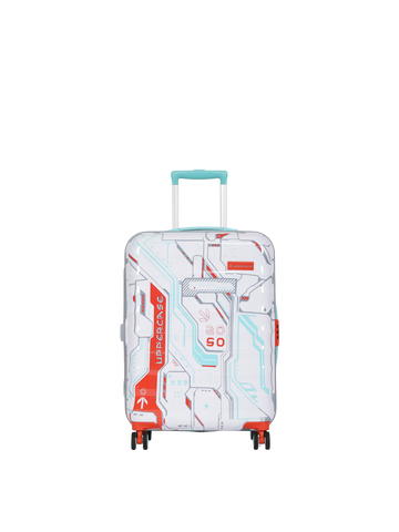 uppercase Cyber Punk Medium Check in 66cm Combination Lock Hard Trolley White