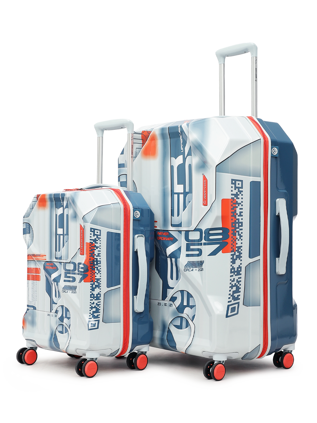 Delta Blue Set of 2 (S+L) Trolley