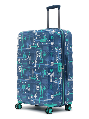 JFK Denim Blue Large Trolley