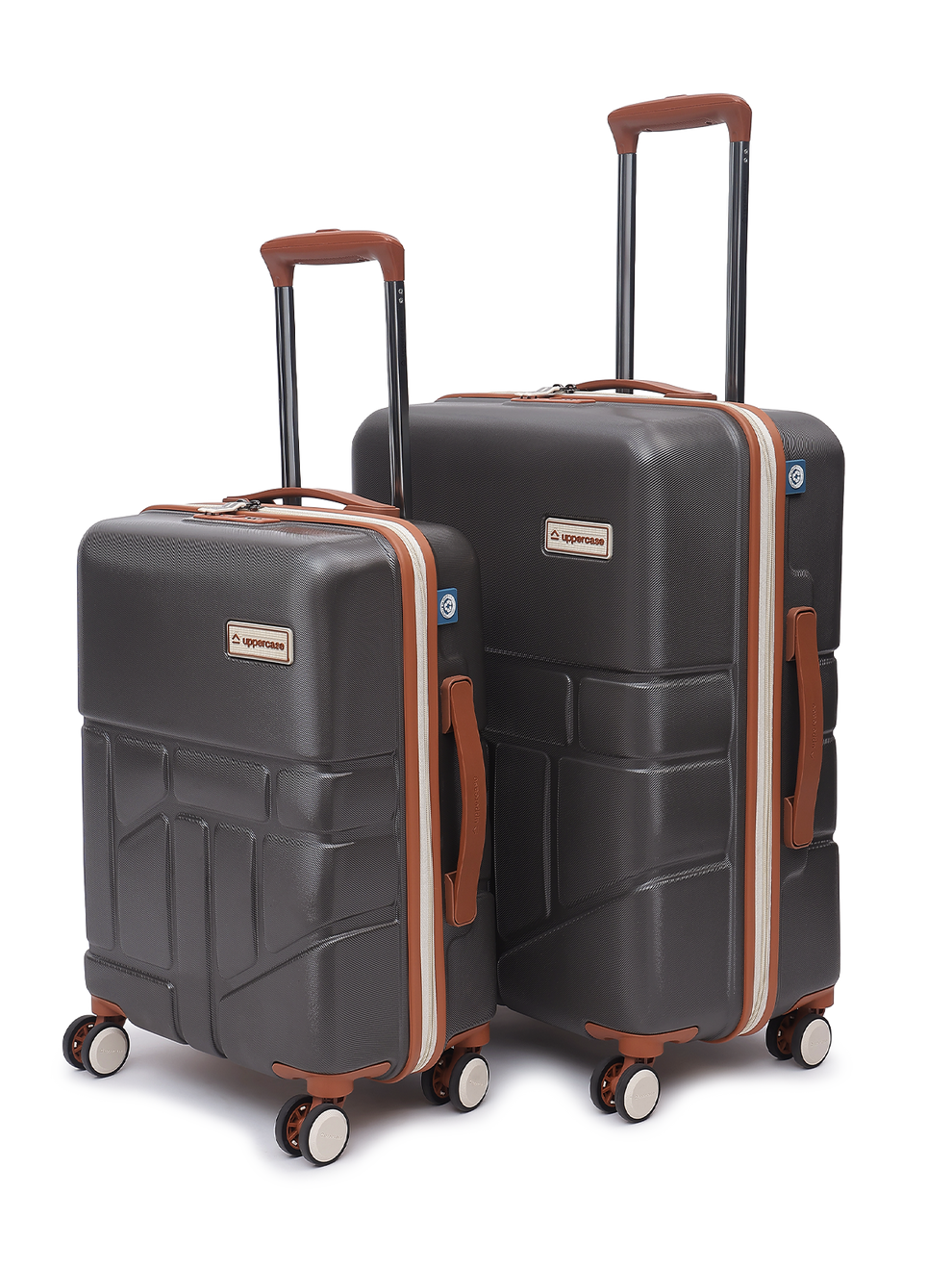 Trolley Rok Order Rock Grey Set of 2 (S+M) Trolley Bags Online