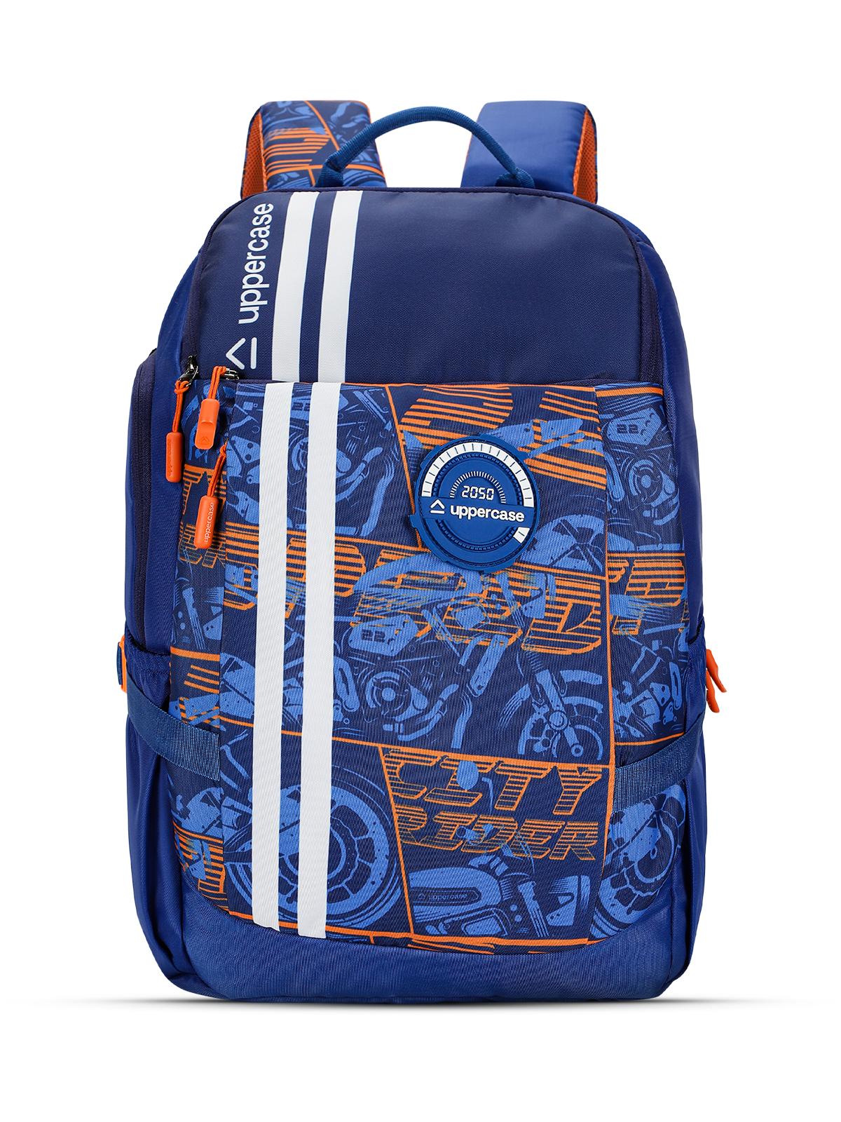uppercase Campus 01 Backpack Double Compartment School Bag 33L Blue