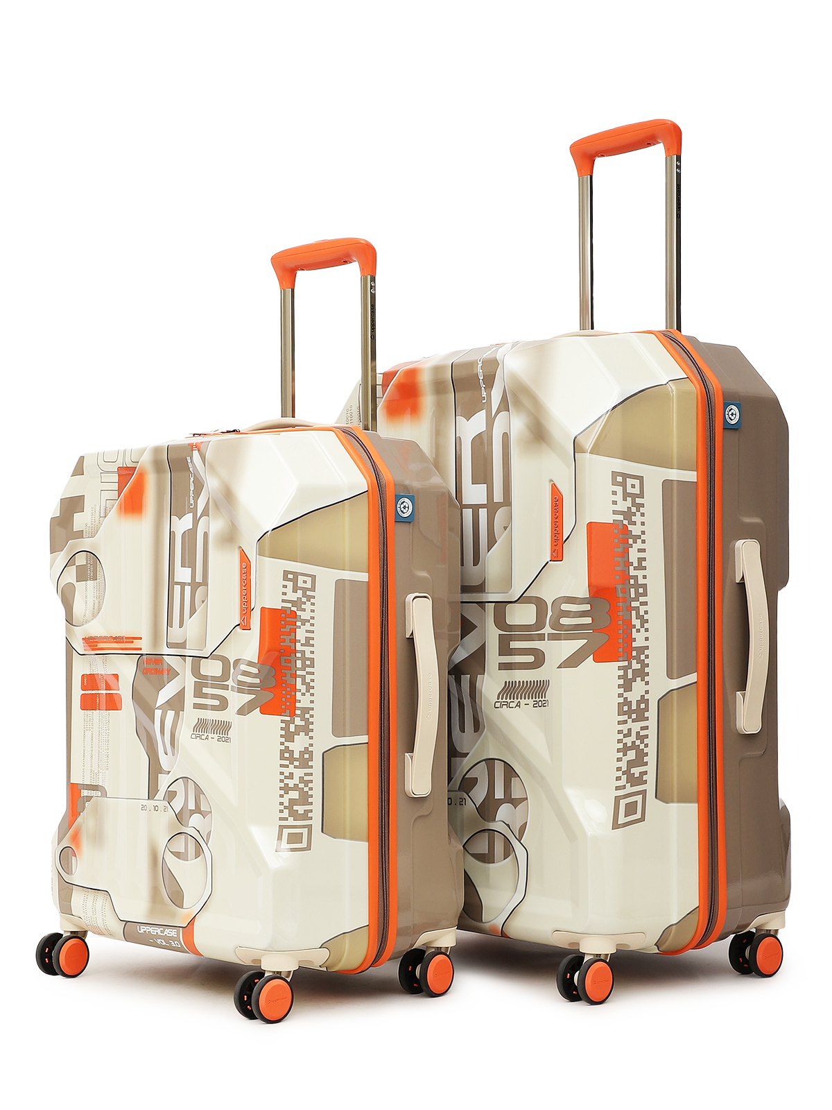 Delta Taupe Set of 2 (M+L) Trolley