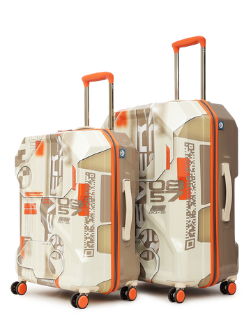 Delta Taupe Set of 2 (M+L) Trolley
