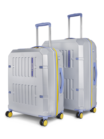 Hexa Silver Set of 2 (M+L) Trolley