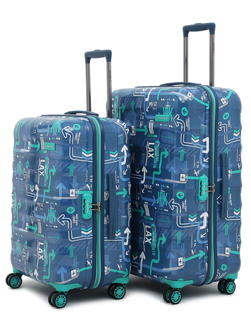 JFK Denim Blue Set of 2 (M+L) Trolley
