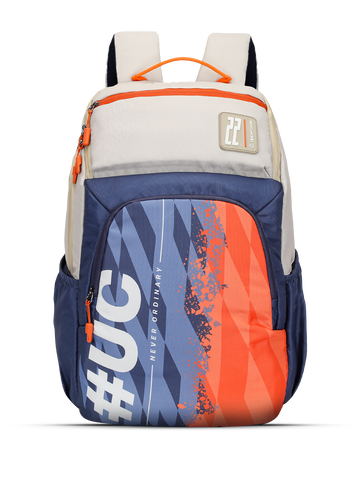 uppercase Campus 04 Backpack Double Compartment School Bag 33L Blue Beige