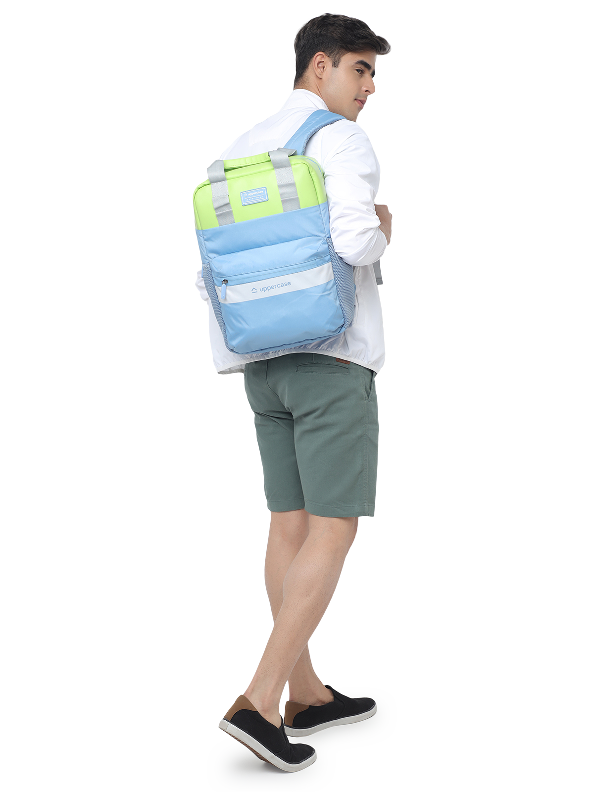Biothane Backpack Shop Vegan Leather Teal Blue Backpack Online | uppercase