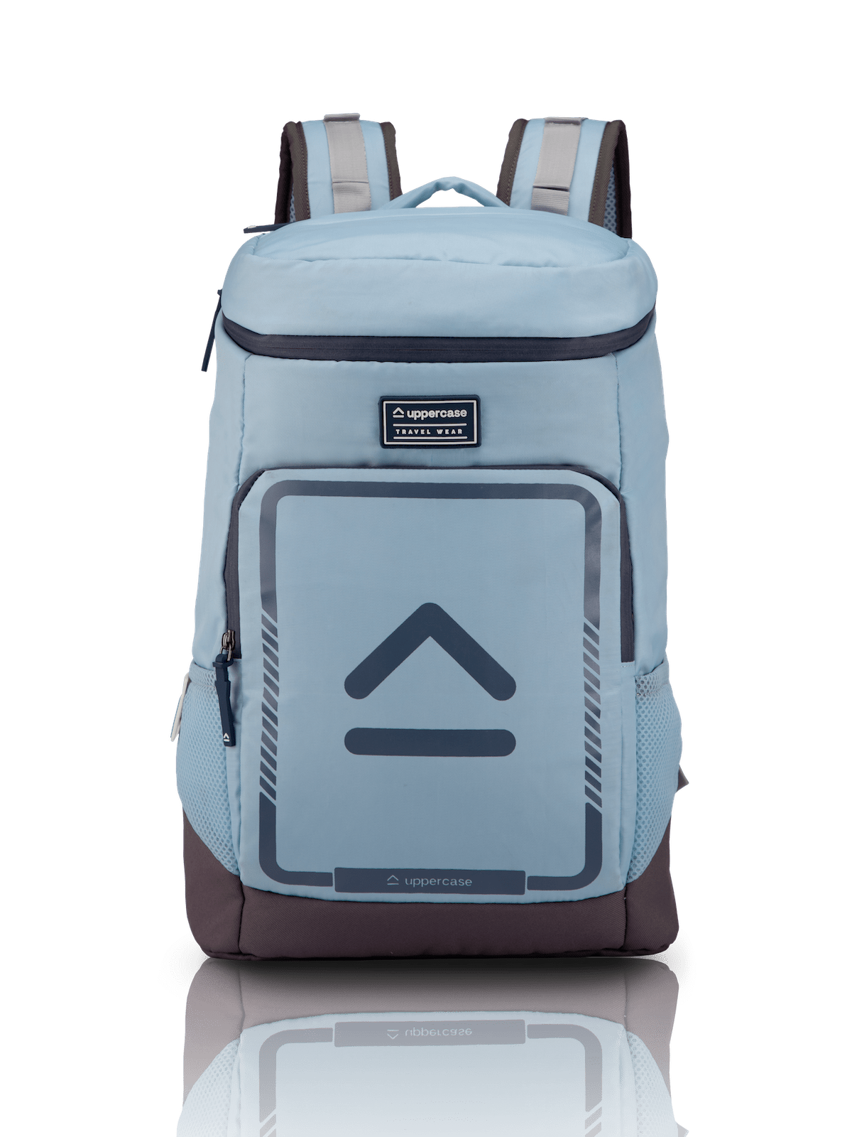 uppercase Tall Boy 14" Laptop Backpack WaterRepellent College Travel Bag 23L Blue