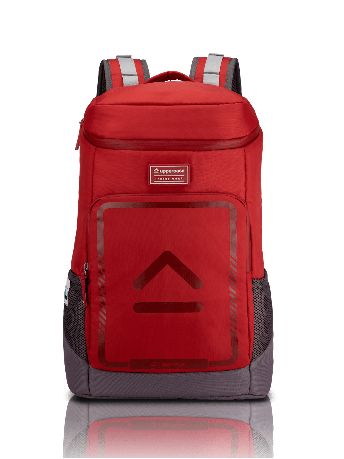uppercase Tall Boy 14" Laptop Backpack WaterRepellent College Travel Bag 23L Red