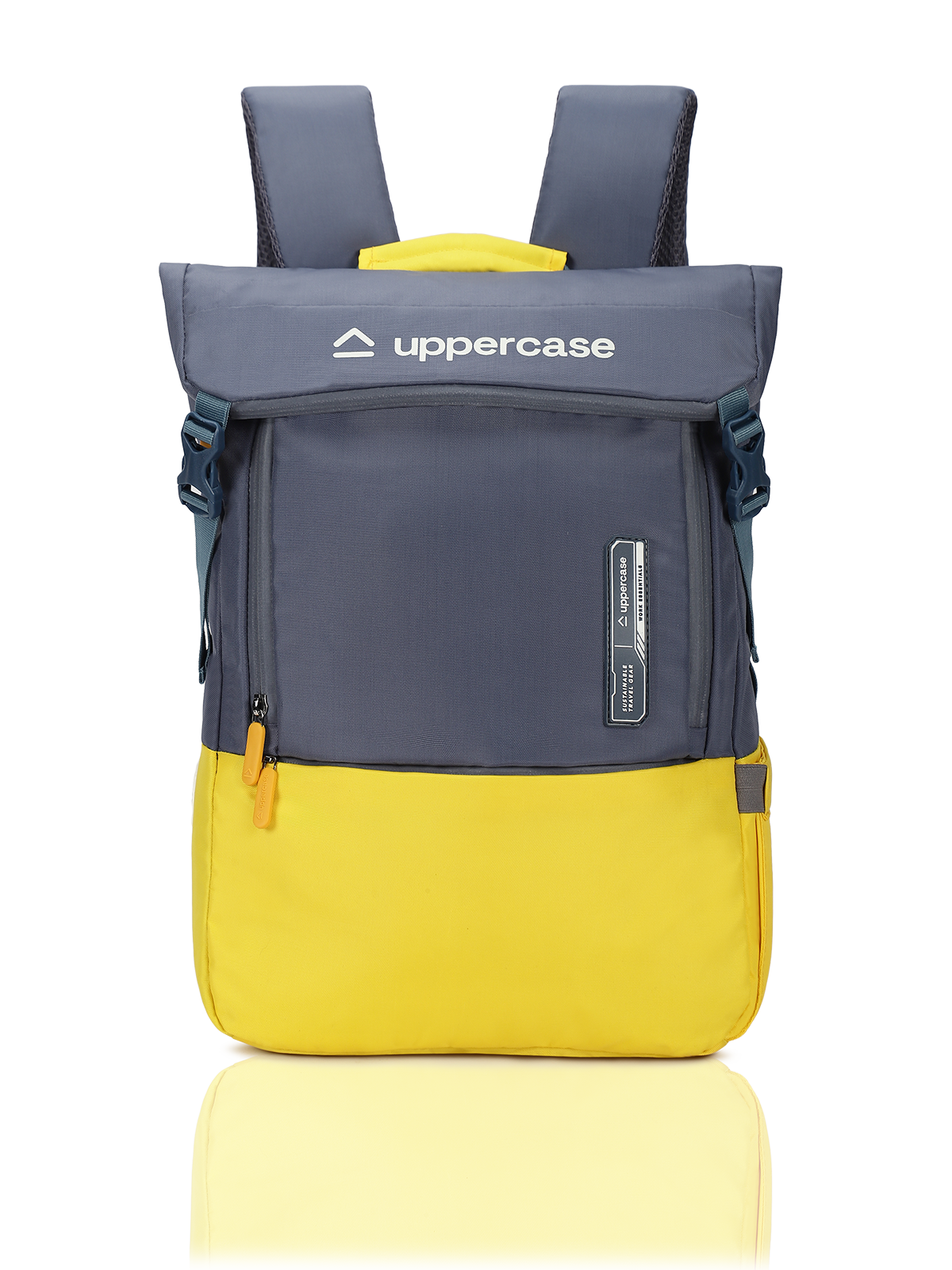 uppercase Apex 15" Laptop Backpack Water Repellent College Travel Bag 19L Blue