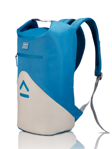 uppercase Bucket 14" Laptop Backpack Water Repellent College Travel Bag 22L Sky Blue