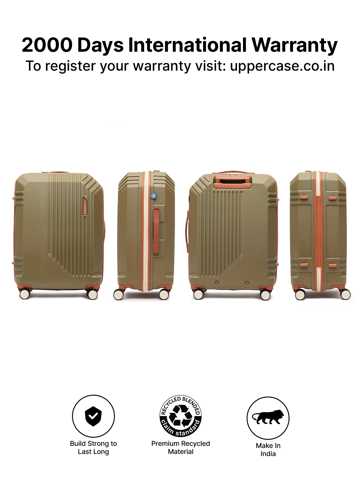 Vector Brown Medium Trolley