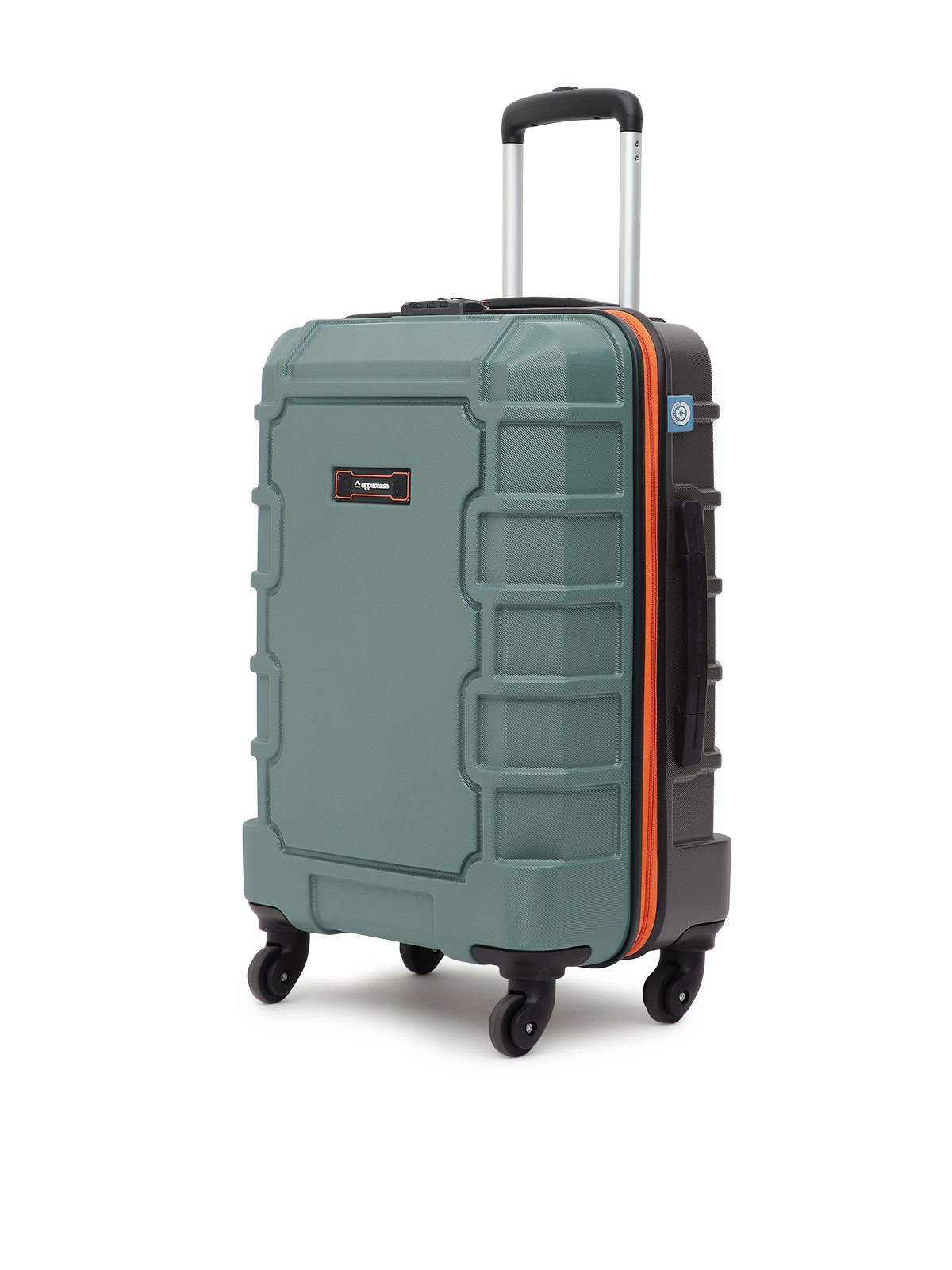 uppercase Arbor 66cm (Medium) | Check-in Trolley Bag | Sustainable Hardsided Luggage | Secure Combination Lock | Scratch Resistant | Mesh ConviPack | Suitcase for Men & Women | 2000 Days Warranty (Green)