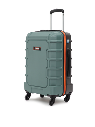 uppercase Arbor 66cm (Medium) | Check-in Trolley Bag | Sustainable Hardsided Luggage | Secure Combination Lock | Scratch Resistant | Mesh ConviPack | Suitcase for Men & Women | 2000 Days Warranty (Green)