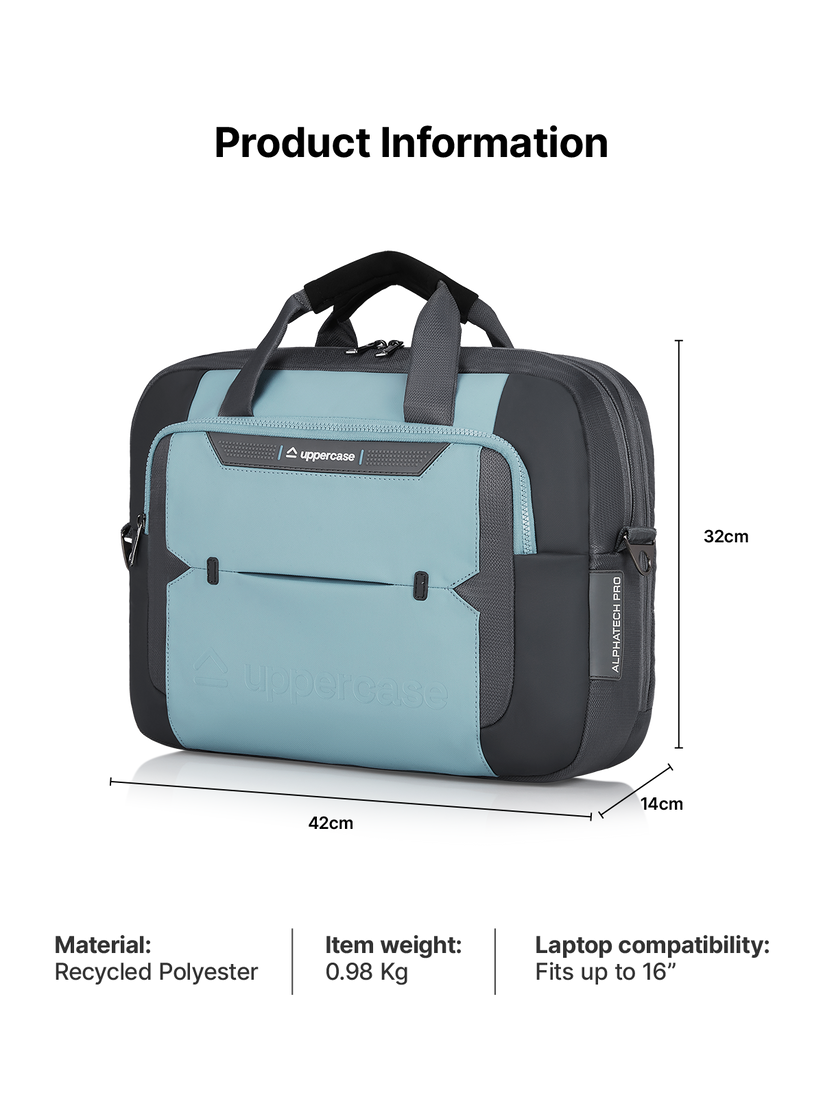 Buy Compact Alphatech Pro 02 Blue Messenger Bag Online