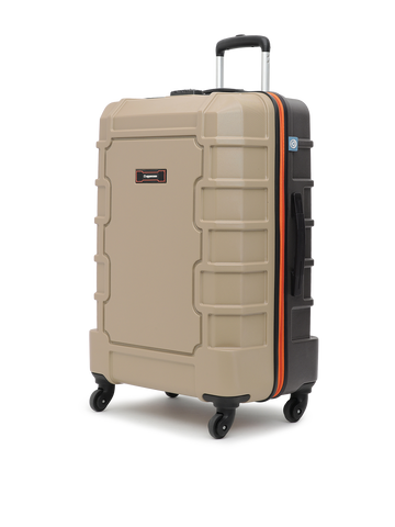 uppercase Arbor 74cm (Large) | Check-in Trolley Bag | Sustainable Hardsided Luggage | Secure Combination Lock | Scratch Resistant | Mesh ConviPack | Suitcase for Men & Women | 2000 Days Warranty (Beige)