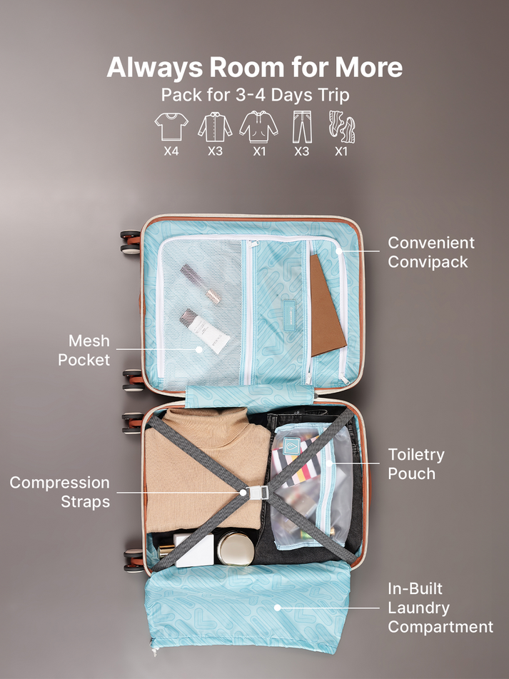 Buy Rock Grey Cabin Trolley Bag Online