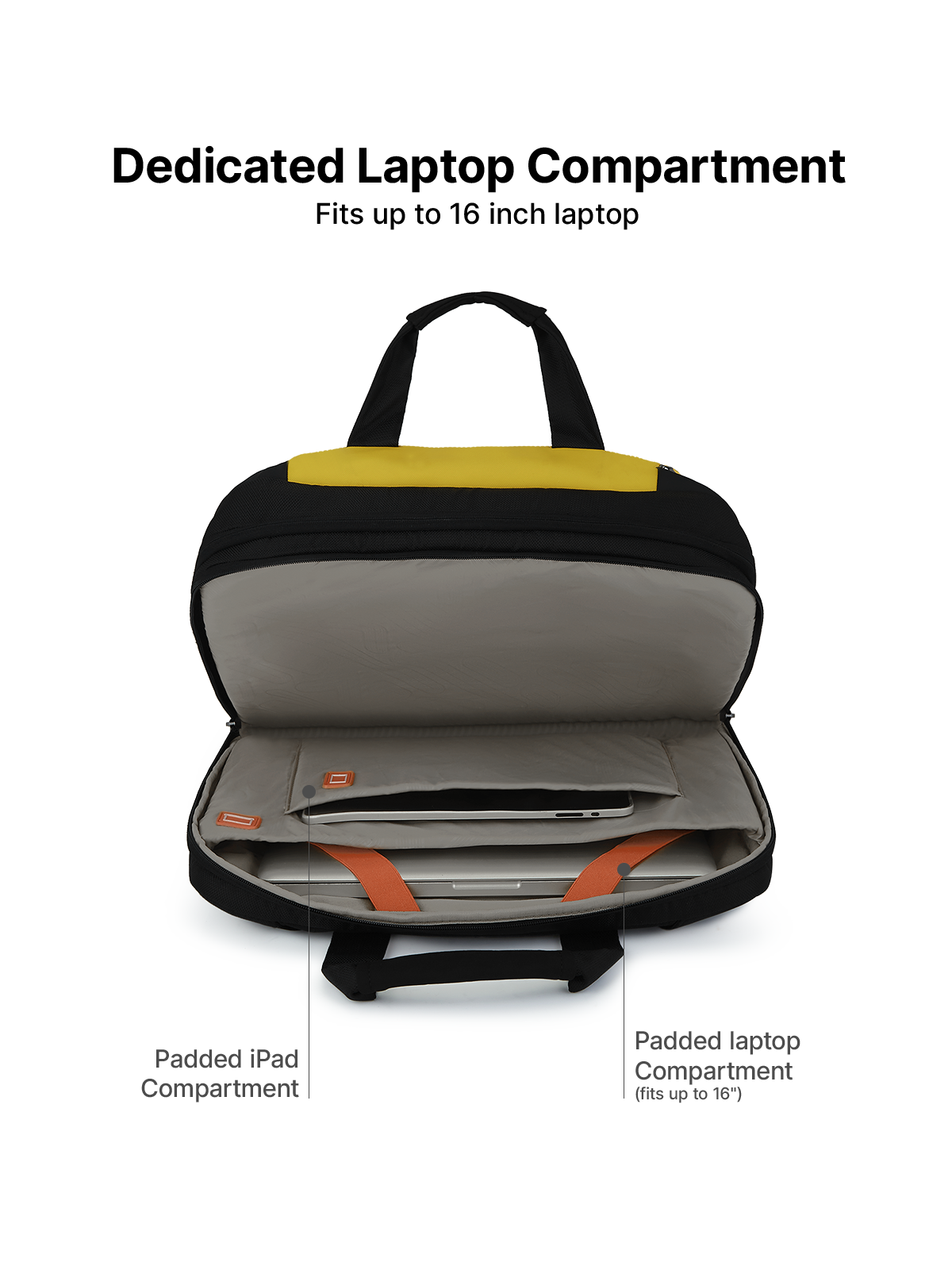 Buy Functional Alphatech Pro 02 Yellow Messenger Bag Now