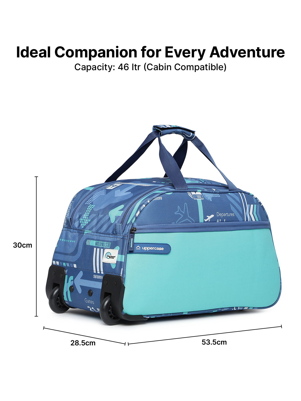 JPKT Denim Blue Small Duffle Bag |Travel & Gym