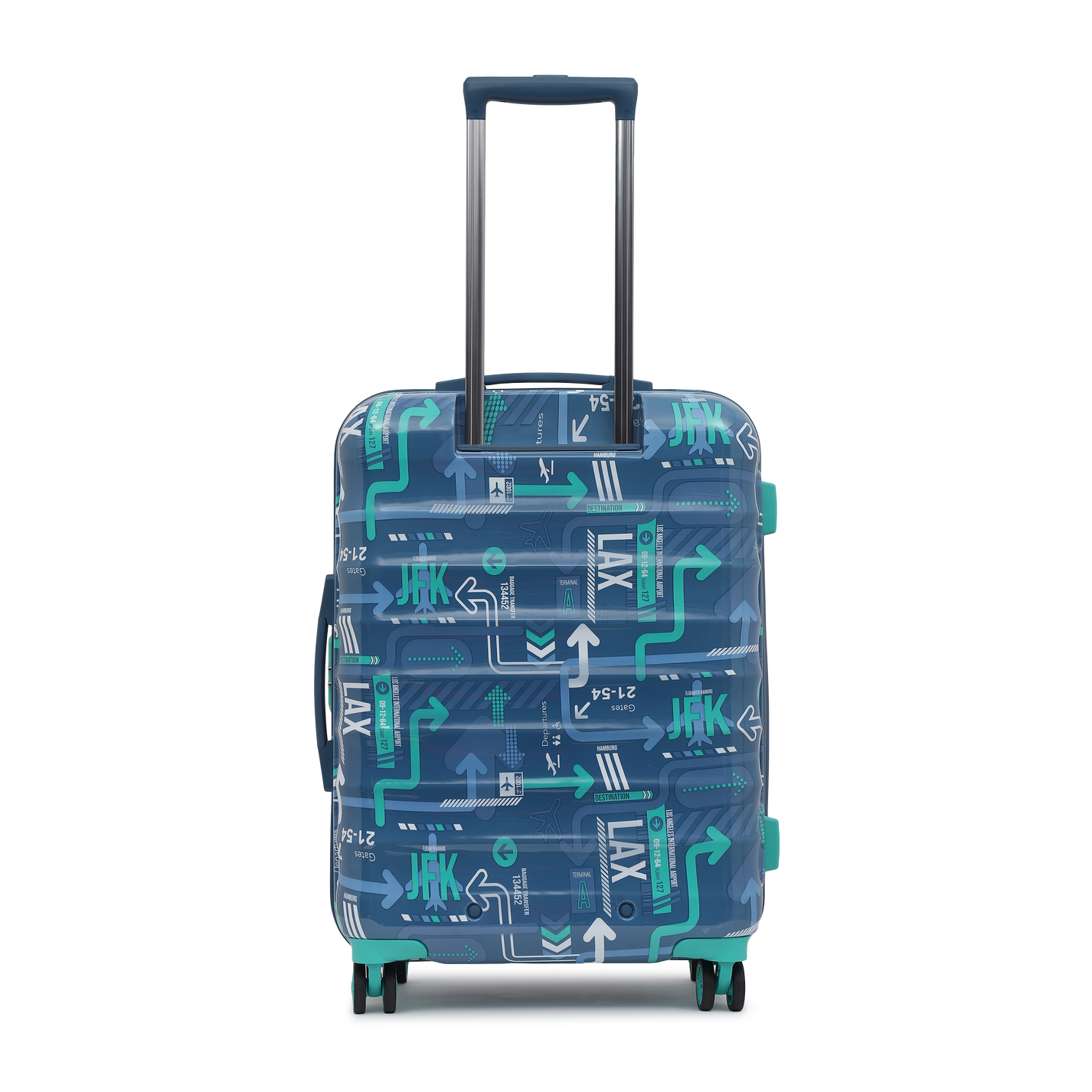 Hard Trolley Bags | Blue Travel Suitcase - uppercase