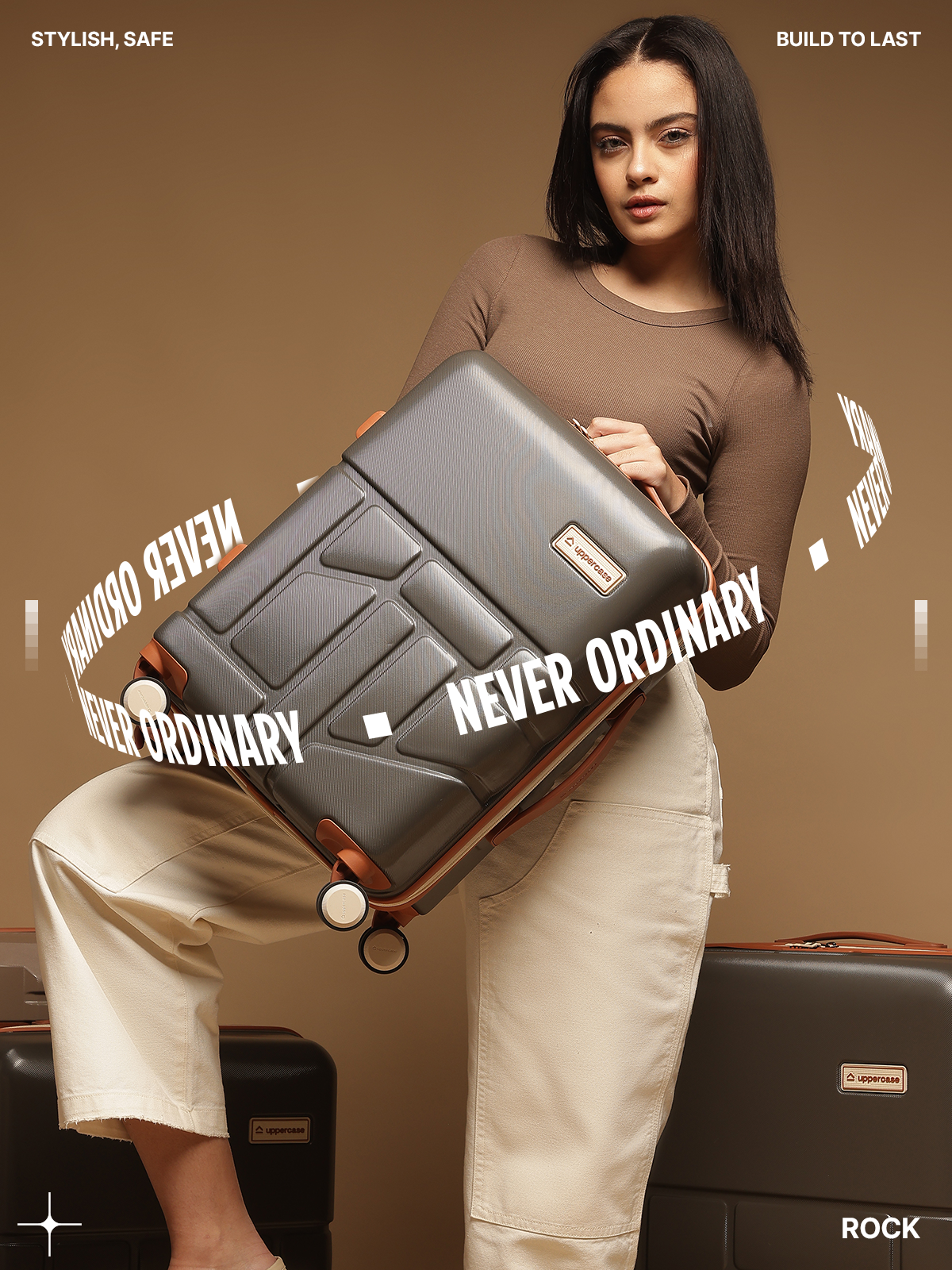 Trolley Rok Buy Rock Grey Cabin Trolley Bag Online