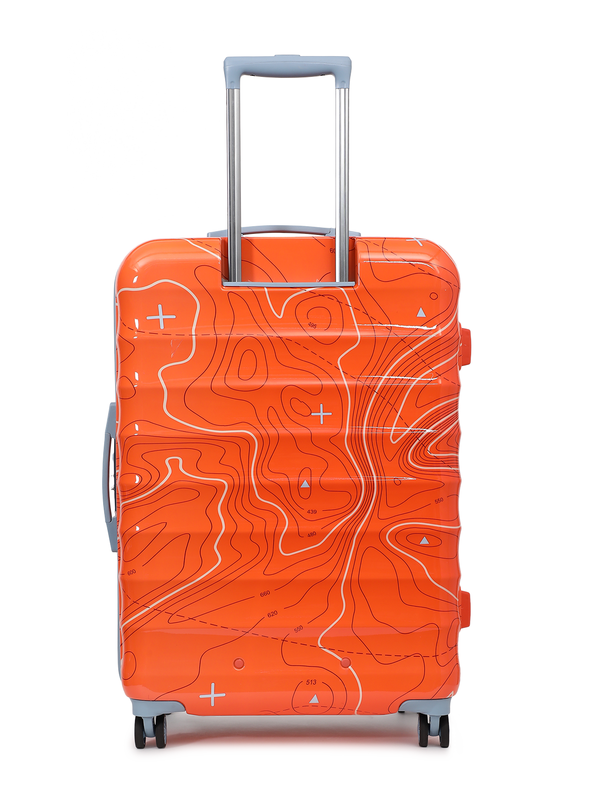 Hard Suitcase Dual Tone Hard Shell Suitcase uppercase