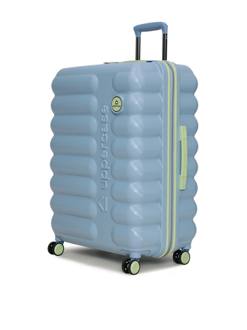 uppercase Astro 74cm (Large) | Check-in Trolley Bag | Sustainable Hardsided Luggage | Dual Wheel Suitcase | Flushed TSA Lock & Anti-Theft Zippers | Suitcase for Men & Women | 2000 Days Warranty (Powder Blue)