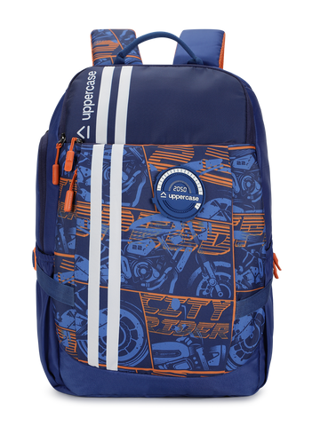 uppercase Campus 01 Backpack Double Compartment School Bag 33L Blue