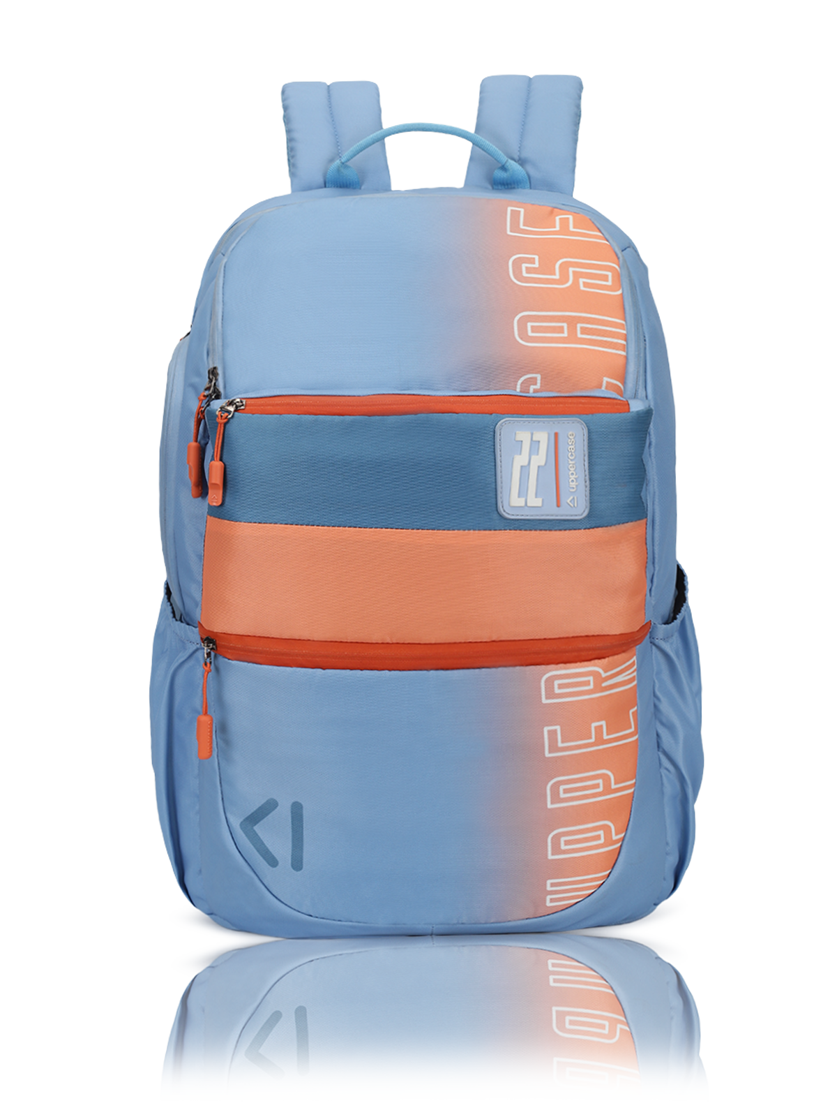 uppercase Campus 02 Backpack Double Compartment School Bag 35L Blue