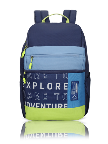 uppercase Campus 03 Backpack Double Compartment School Bag 35L Blue