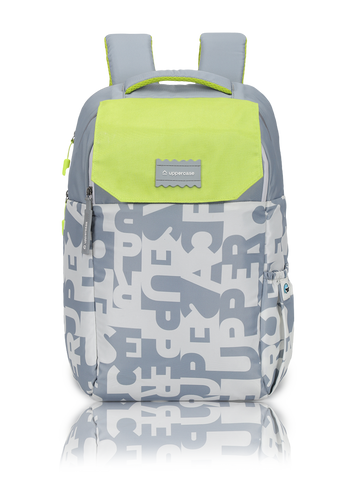 uppercase Campus 05 Backpack Double Compartment School Bag 38L Grey
