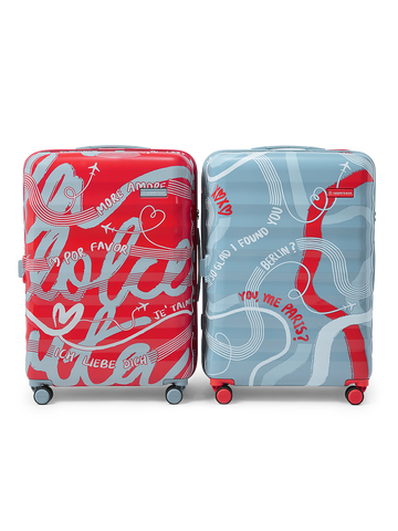 Serendipity Coral & Aqua Set of 2 Large Trolley