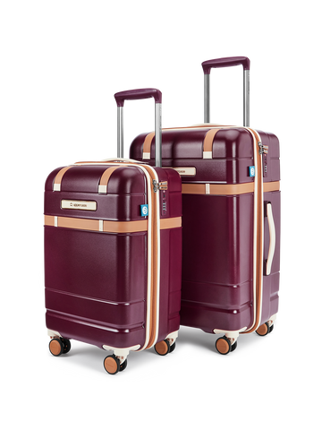 Chester Maroon Set of 2 (M+L) Trolley