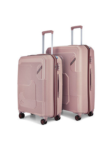 Graphite Hard Luggage Trolley Bag Set of 2 (M+L) Clay Whisperer