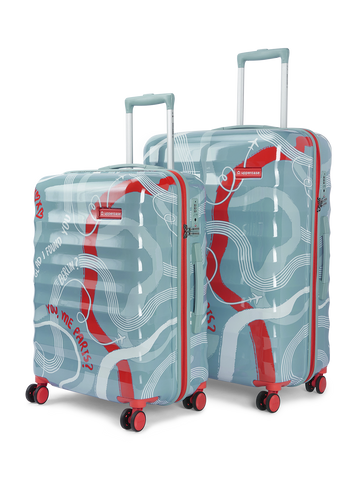 Serendipity Aqua Set of 2 (M+L) Trolley