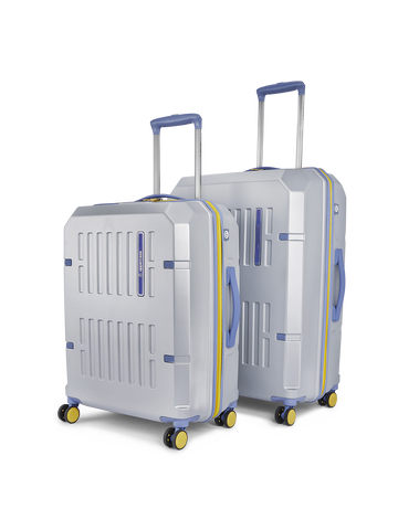 Hexa Silver Set of 2 (M+L) Trolley