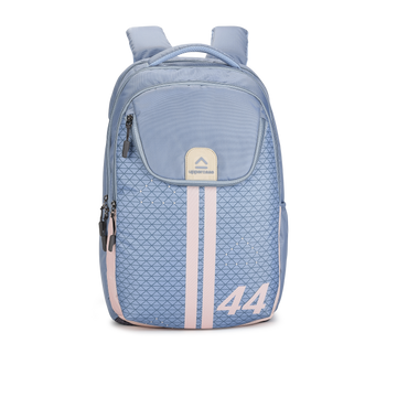 uppercase Pixel 2503 Sustainable 15.6" Laptop Backpack |2025 Collection|3 Compartments,Well-Padded, Rain Cover, Trolley Sleeve, Organisers|For Boys & Girls| 500 Days Warranty | Dusty Blue