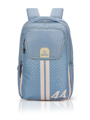 uppercase Pixel 2503 Sustainable 15.6" Laptop Backpack |2025 Collection|3 Compartments,Well-Padded, Rain Cover, Trolley Sleeve, Organisers|For Boys & Girls| 500 Days Warranty | Dusty Blue