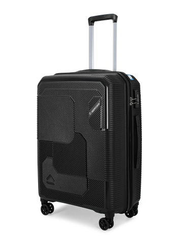 Graphite Hard Luggage Trolley Bag Medium Noir Signature