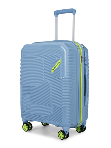 Graphite Hard Luggage Trolley Bag Cabin Blue Bonanza