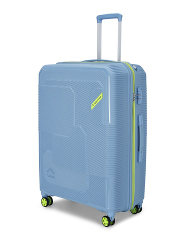 Graphite Hard Luggage Trolley Bag Large Blue Bonanza