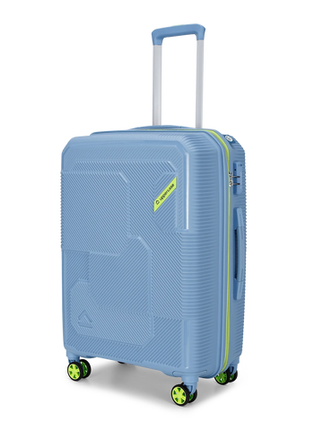 Graphite Hard Luggage Trolley Bag Medium Blue Bonanza