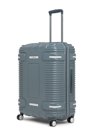 uppercase Ridge Large Check in 74cm TSA Lock 8 Wheels Hard Trolley Bag Blue