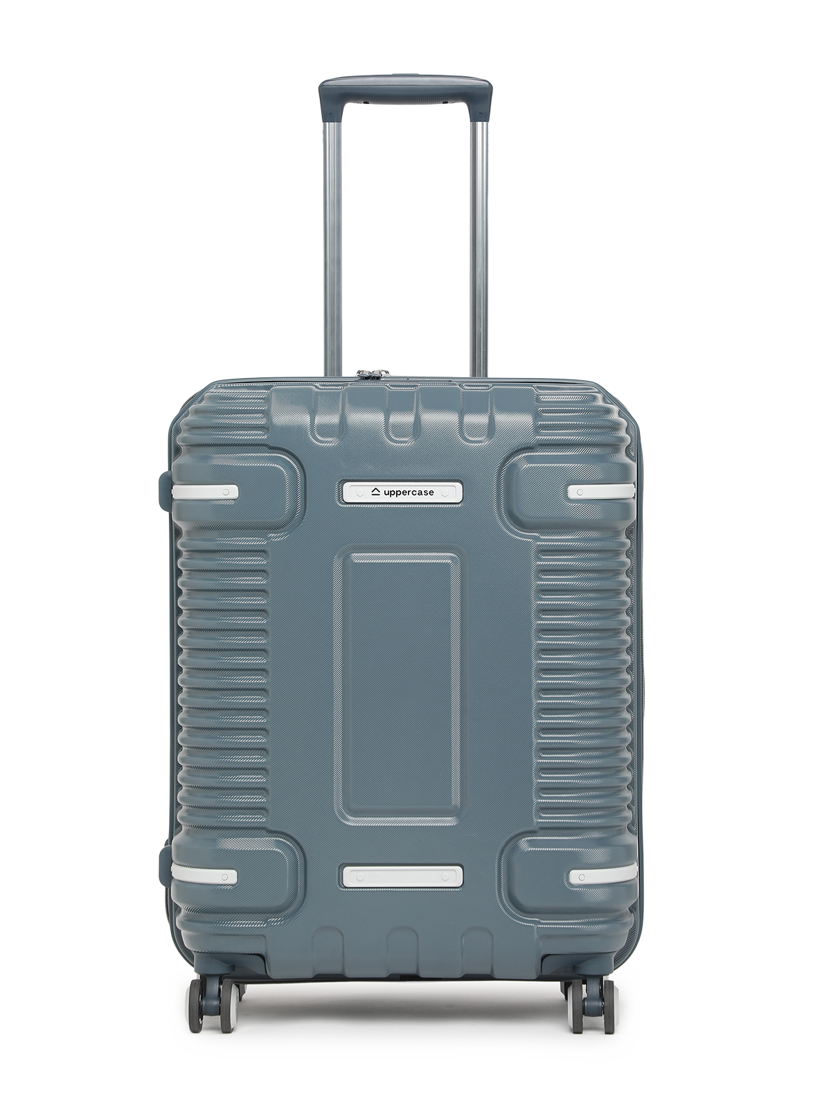 Ridge Hard Luggage Trolley Bag Medium Blue