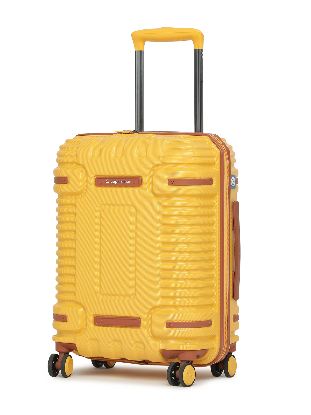 Yellow cabin top luggage