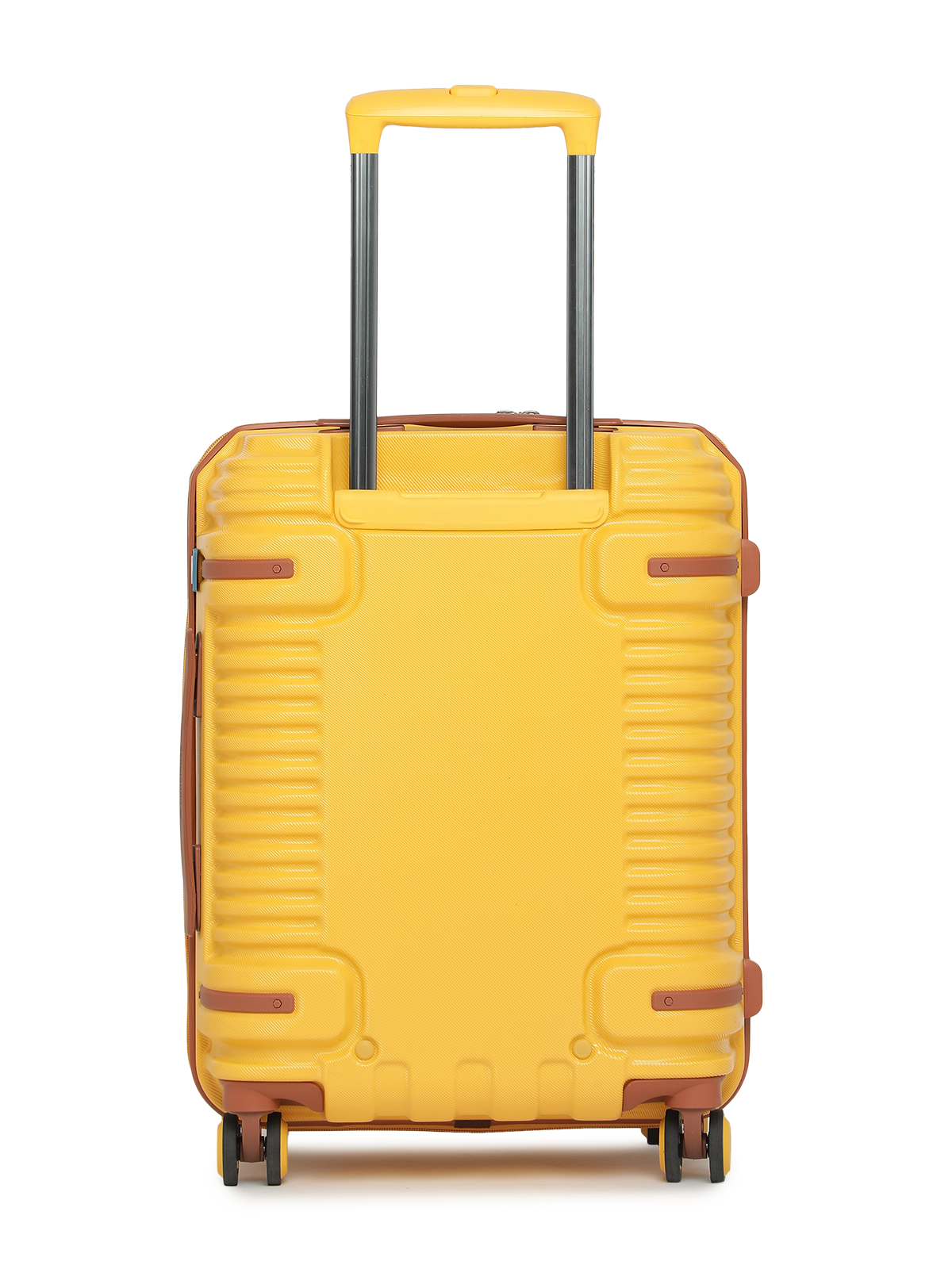 Ridge Hard Luggage Trolley Bag Cabin Yellow