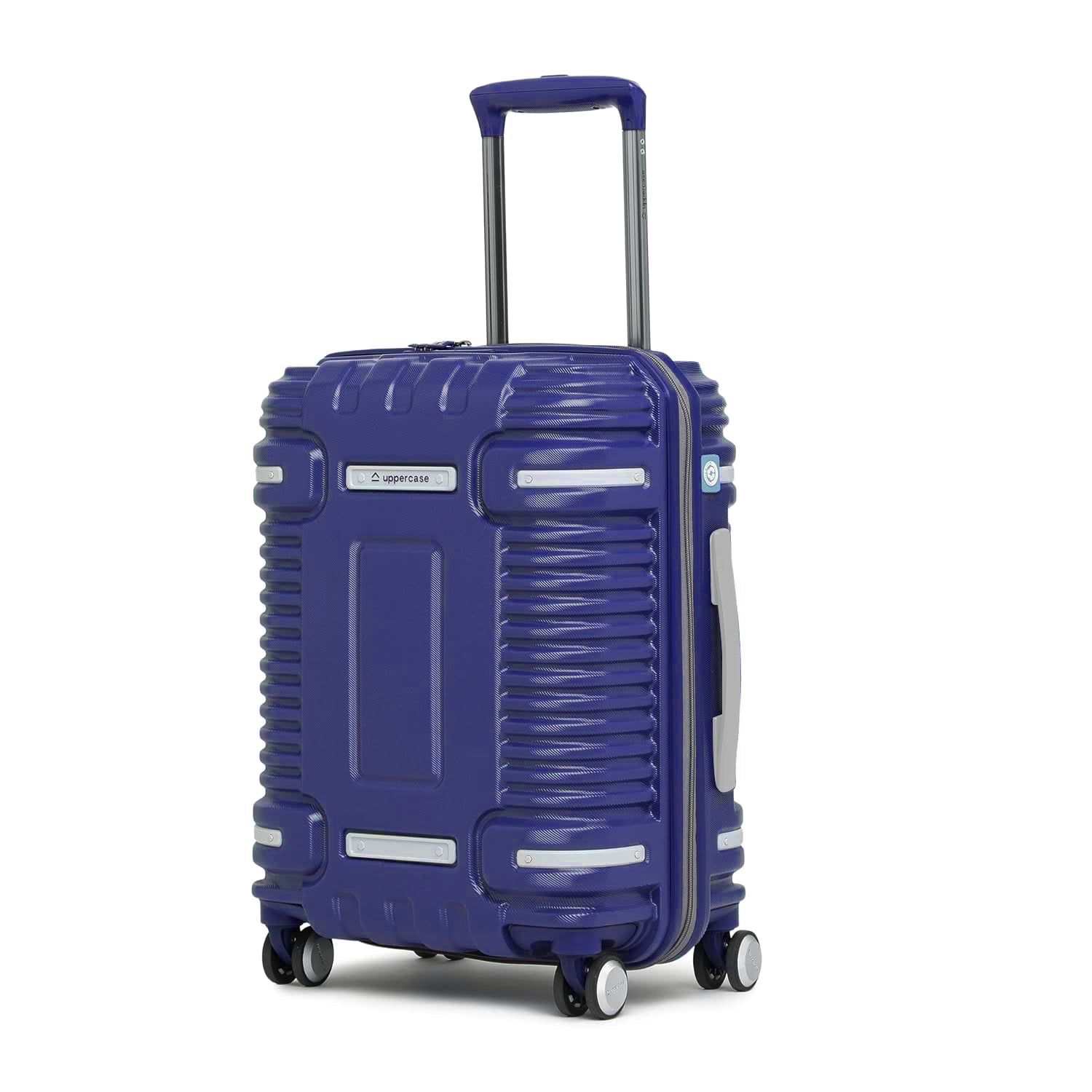 uppercase Ridge Small Cabin 55cm TSA Lock 8 Wheels Hard Trolley Bag Marine Blue